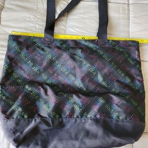 PINK Victoria's Secret Black and Multicolor Tote Bag